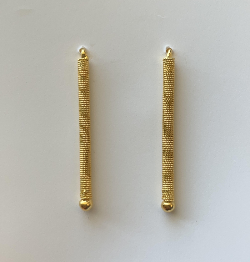 Asher Gold Medium Earrings 